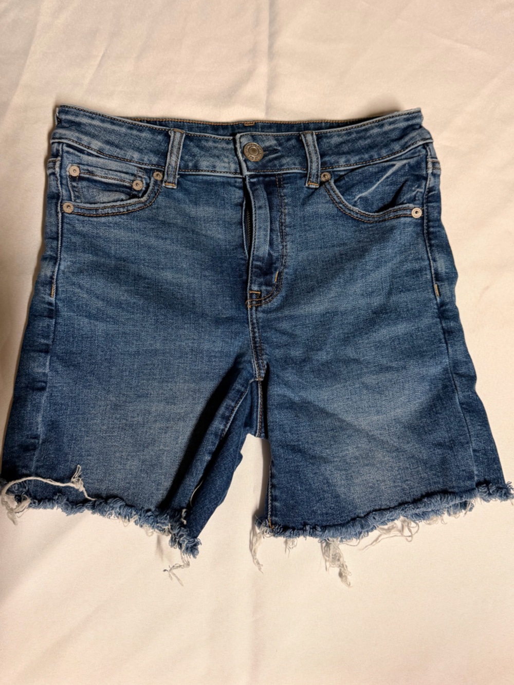 American Eagle Outfitters Women's Blue Denim Jean Shorts